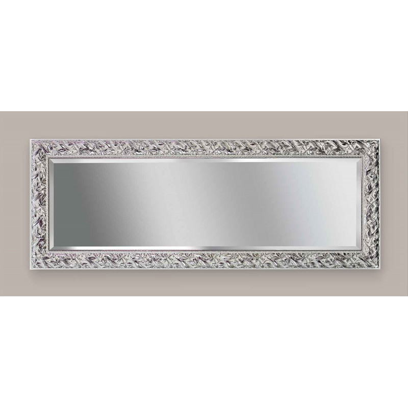 3391 Wooden and wooden pulp mirror frame, silver leaf handmade finished as photo 3391 Wooden and wooden pulp mirror frame, silver leaf handmade finished as photo