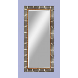 3392 Wooden and wooden pulp mirror frame, gold-silver leaf handmade finished as photo