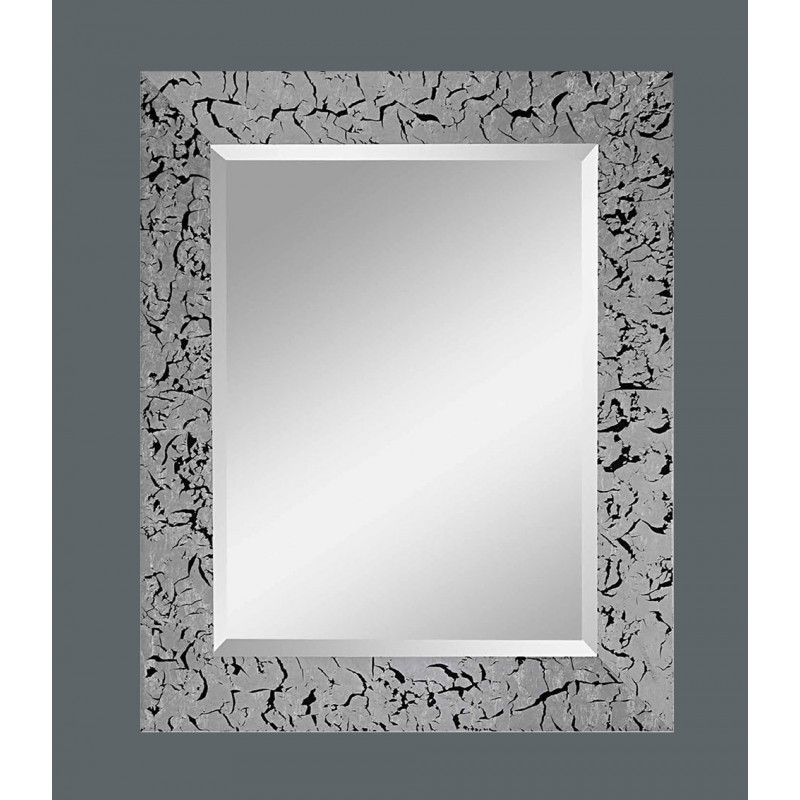 3393 Wooden and wooden pulp mirror frame, silver leaf handmade finished as photo 3393 Wooden and wooden pulp mirror frame, silver leaf handmade finished as photo