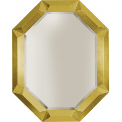 3394 Wooden mirror frame, gold or silver leaf handmade finished