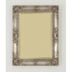 3395 Wooden and wooden pulp mirror frame, gold or silver leaf handmade finished