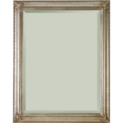 3396 Wooden and wooden pulp mirror frame, gold or silver leaf handmade finished