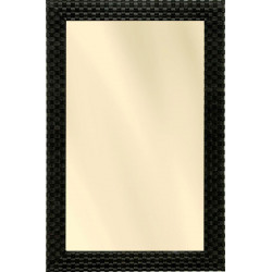 3399 Wooden mirror frame, glossy or opaque black lacquer handmade finished