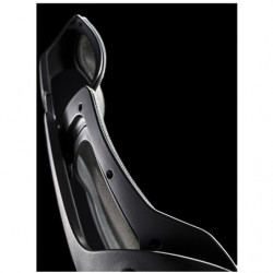 501 Wow office chair with black or white structure grey netting upholstered