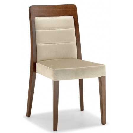 006/IM Stackable chair in raw or finished beech wood, finish of your choice