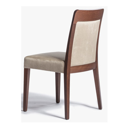 006/IM Stackable chair in raw or finished beech wood, finish of your choice