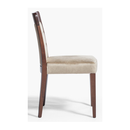 006/IM Stackable chair in raw or finished beech wood, finish of your choice
