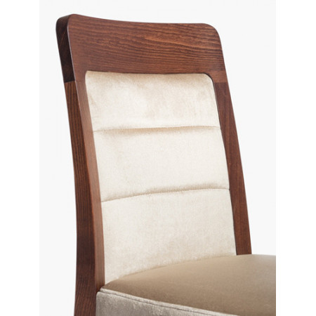 006/IM Stackable chair in raw or finished beech wood, finish of your choice