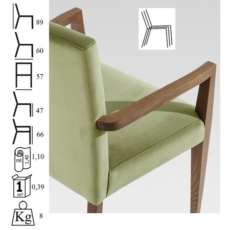 005/IH-IB  High or low version beech wood raw or finished stackable chair