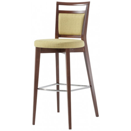 008SG  Raw or finished beech wood stool, finishing to choice