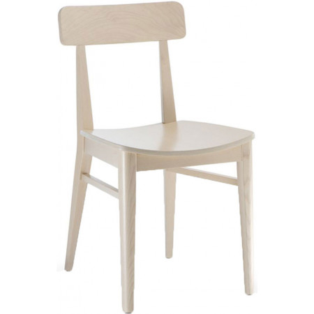 010  Raw or finished beech or ash wood chair, finishing to choice