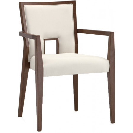 022C  Beech wood stackable armchair, finishing to choice