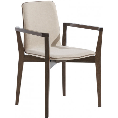 023   Beech wood armchair, finishing to choice