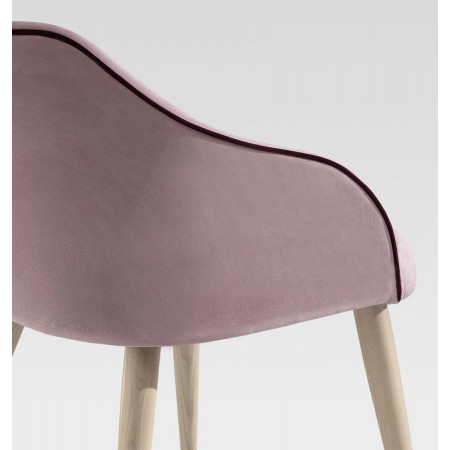 027  Beech wood armchair, finishing to choice