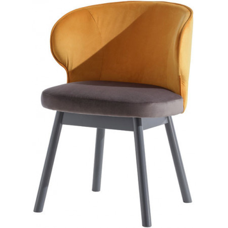 029  Poltroncina con base in faggio grezza o metallo, finiture a scelta
