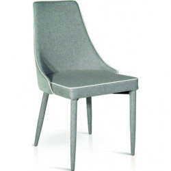909  Metal chair frame leatherette 4 colours upholstered