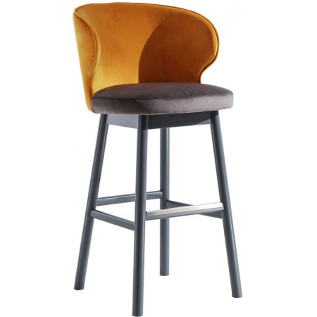 029SG  Raw or finished beech wood stool, finishing to choice