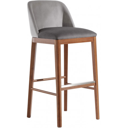 033SG  Raw or finished beech or durmast wood stool, finishing to choice