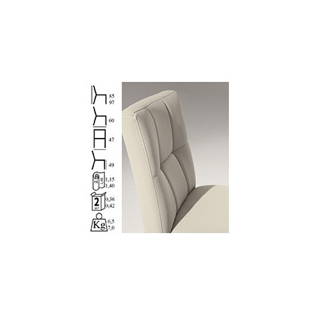 034  Beech wood chair height cm 85 or 97