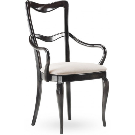 046C  Beech wood raw or finished armchair
