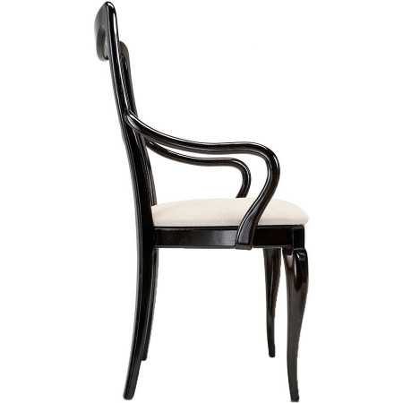 046C  Beech wood raw or finished armchair
