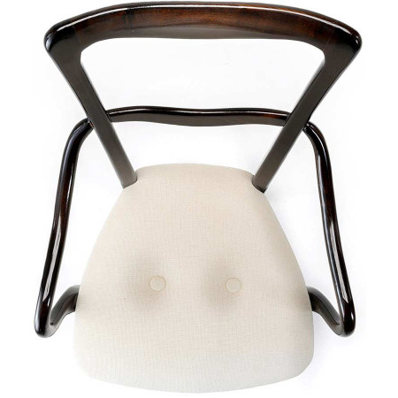 046C  Beech wood raw or finished armchair