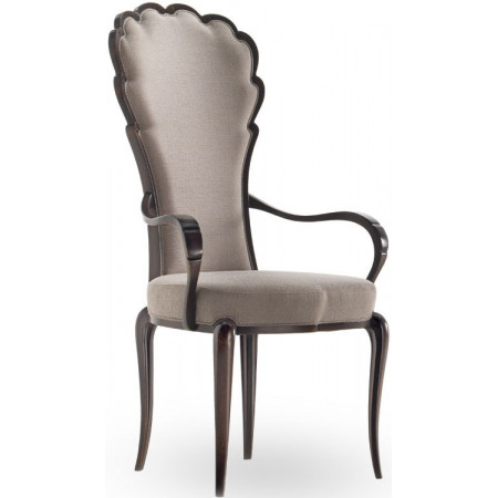 047C  Beech wood raw or finished armchair