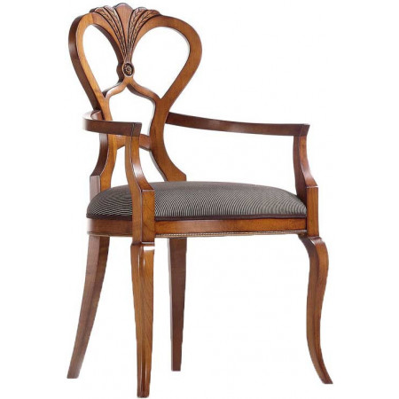 062C  Beech wood raw or finished armchair
