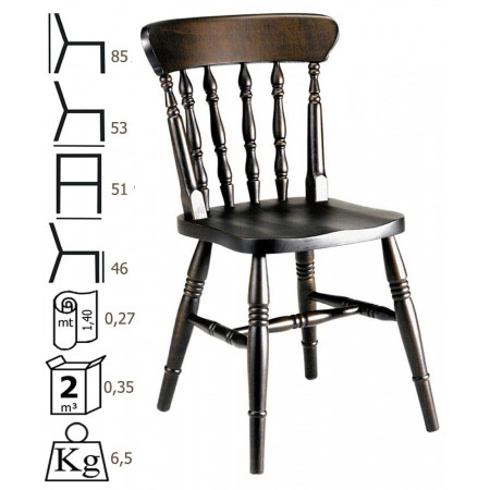 copy of copy of 170  Raw or finished beech wood chair, finishing to choice