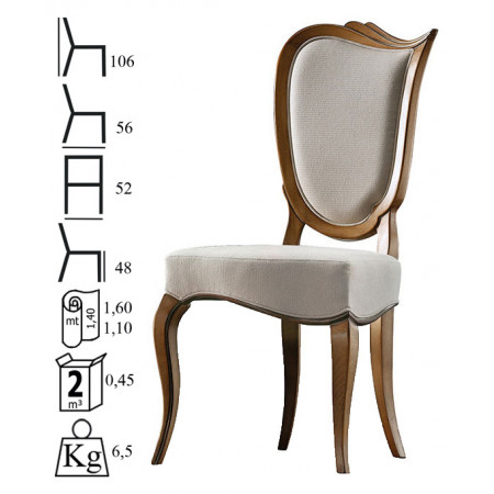 055  Beech wood raw or finished chair