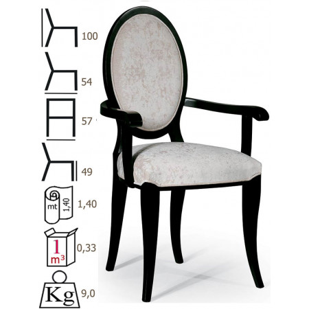 086C Sedia capotavola in faggio grezza o finita, finiture a scelta