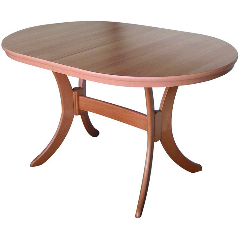 237  Extending table beech plywood veneered top cherry finished