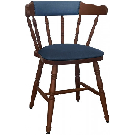 168SST Sedia in faggio grezza o finita, finiture a scelta