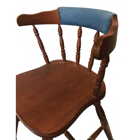 168SST Sedia in faggio grezza o finita, finiture a scelta