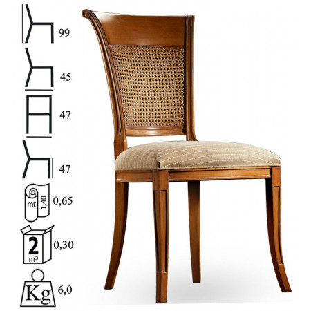198 Sedia in faggio grezza o finita, finiture a scelta