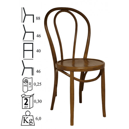 431   Sedia in faggio grezza o finita, finiture a scelta