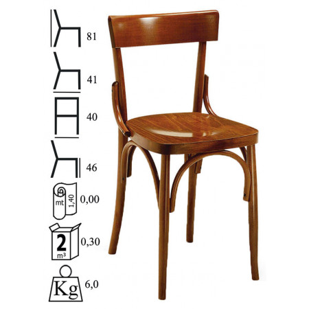 441  Sedia in faggio grezza o finita, finiture a scelta