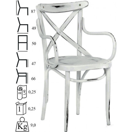 442C  Sedia capotavola in faggio grezzo o finito, finiture a scelta