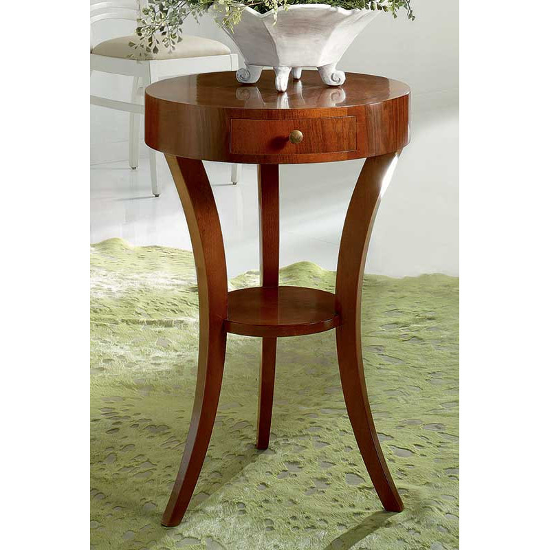 2040 Tanganyika veneered top small table , finishing to choice
