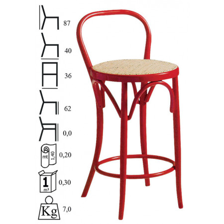 453  Sgabello in faggio grezzo o finito, finiture a scelta