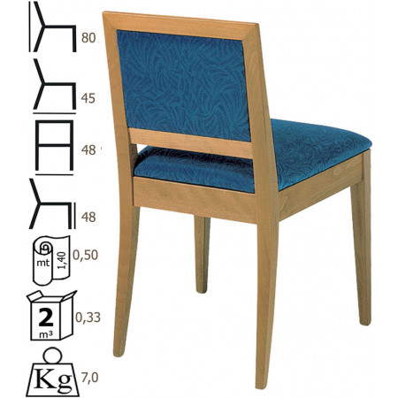 458  Sedia in faggio grezza o finita, finiture a scelta