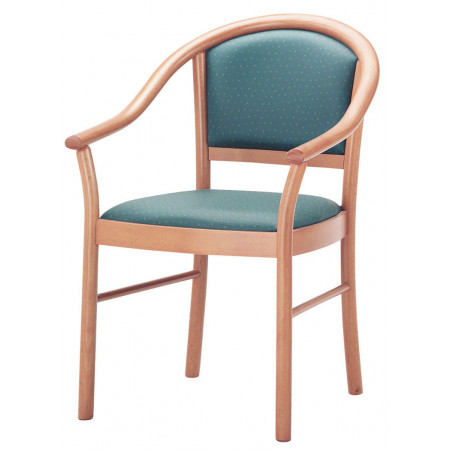 463/3Q  Poltroncina in faggio grezza o finita, finiture a scelta