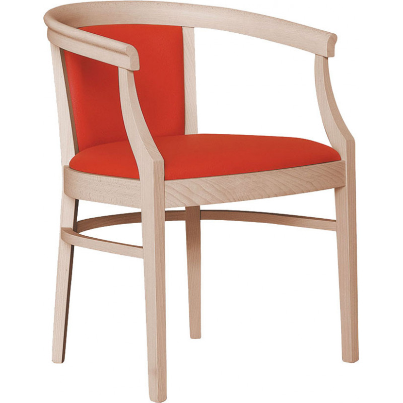 470  Poltroncina in faggio grezza o finita, finiture a scelta