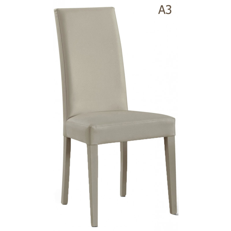 468A Sedia in faggio tappezzata 7 colori