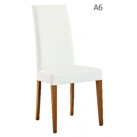 468A Sedia in faggio tappezzata 7 colori