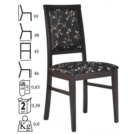 539  Sedia in faggio grezza o finita, finiture a scelta