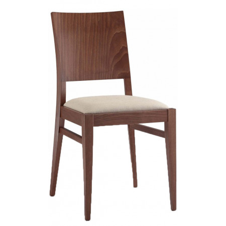 542/3Q  Sedia in faggio grezza o finita, finiture a scelta