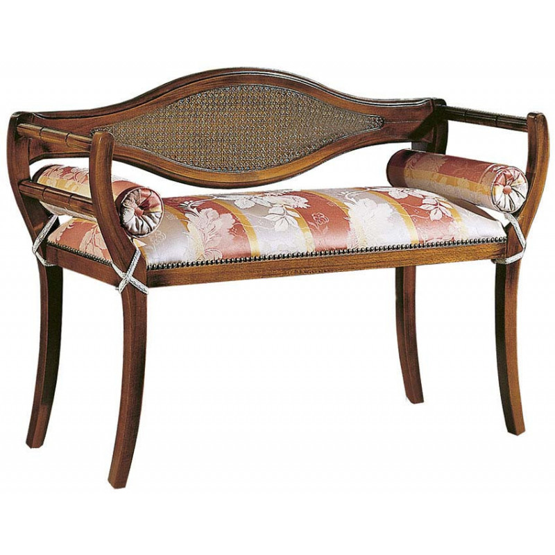 578/C  Divanetto in faggio grezzo o finito, finiture a scelta