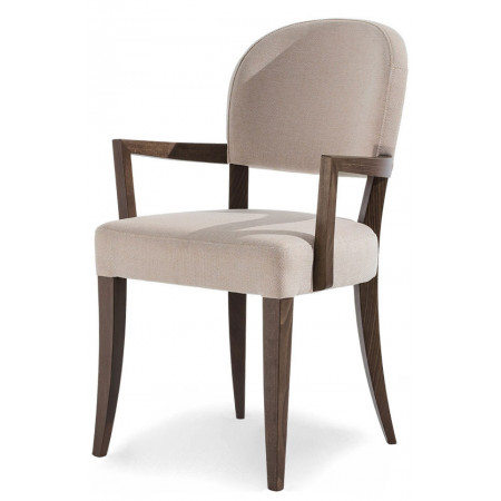 662C/T3Q  Sedia capotavola in faggio grezza o finita, finiture a scelta