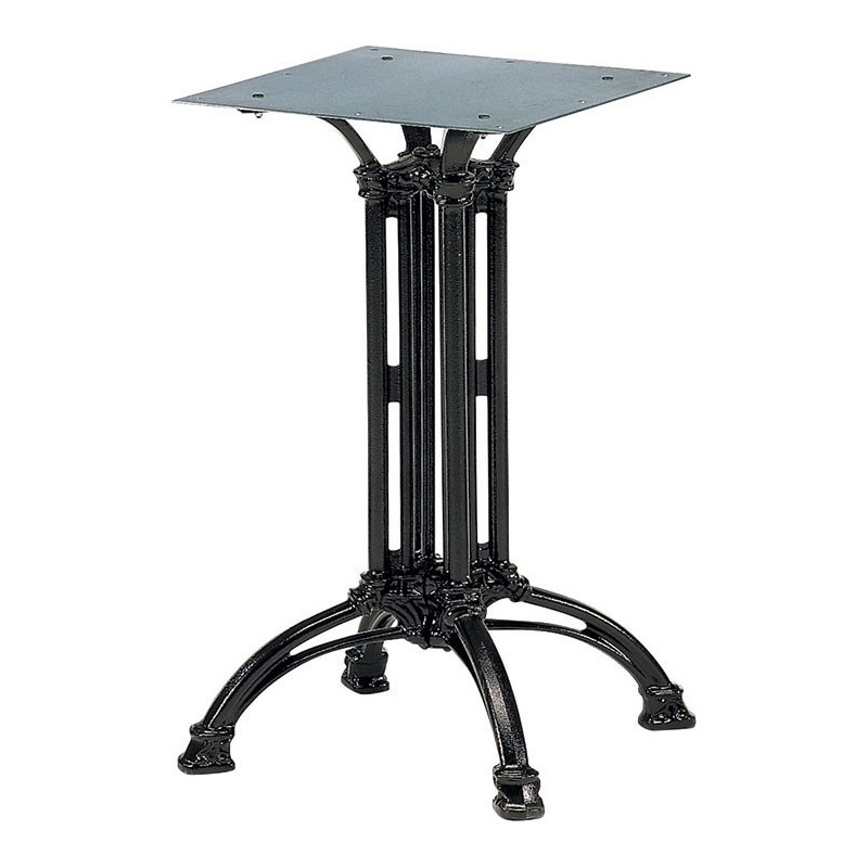 BT268 Black cast iron H73 table base, for top max cm 100